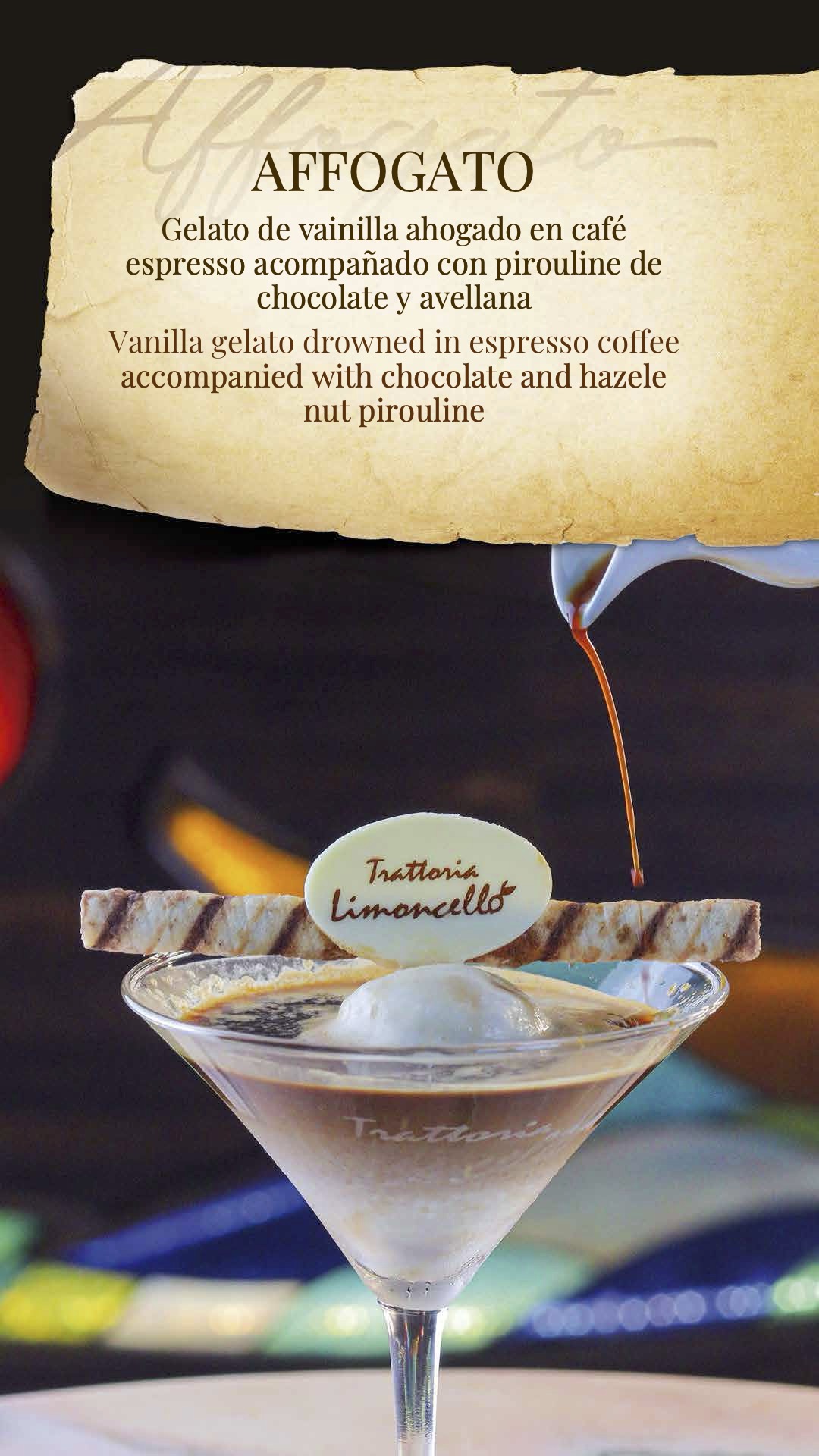 Menu de postres