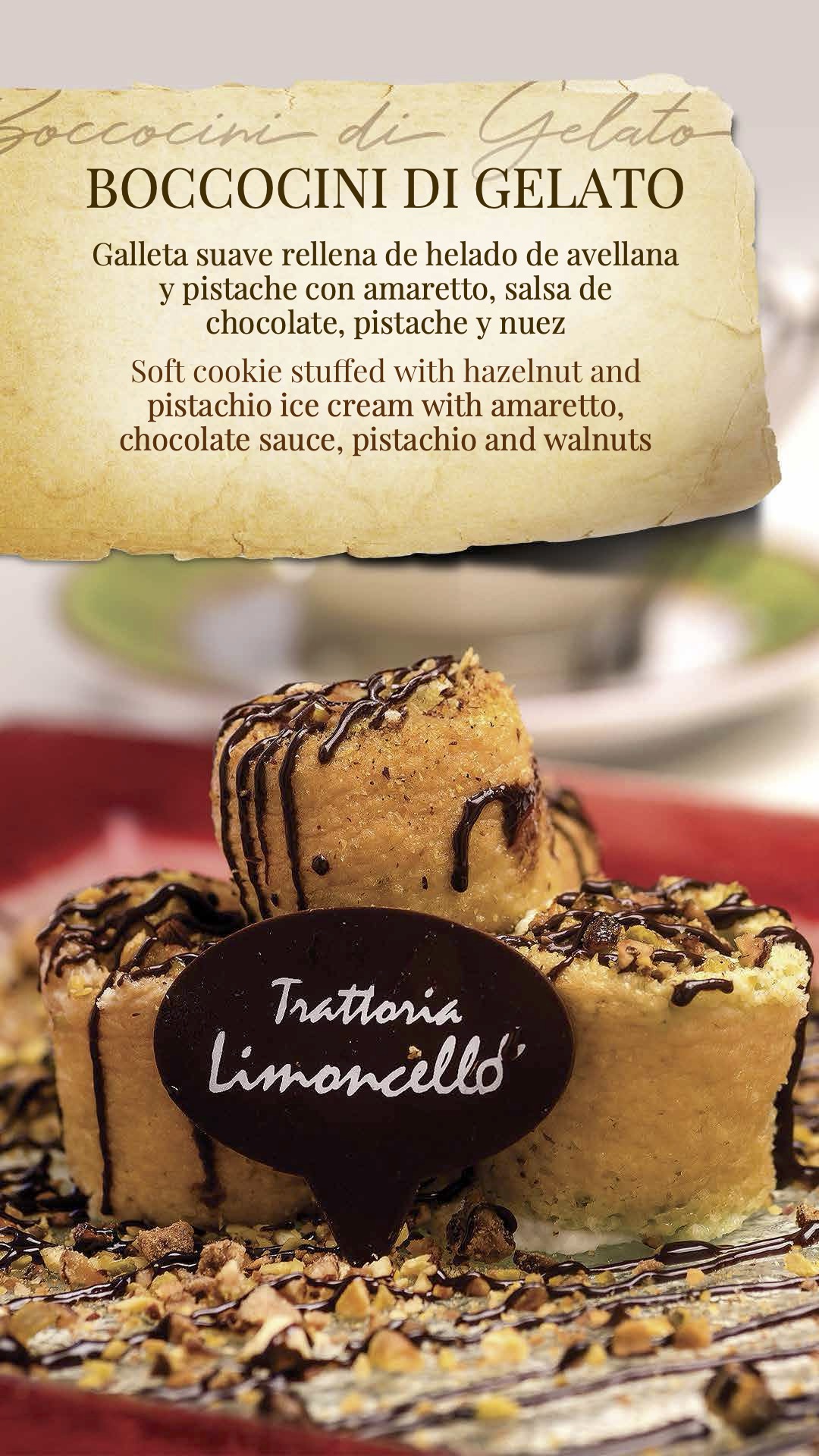 Menu de postres