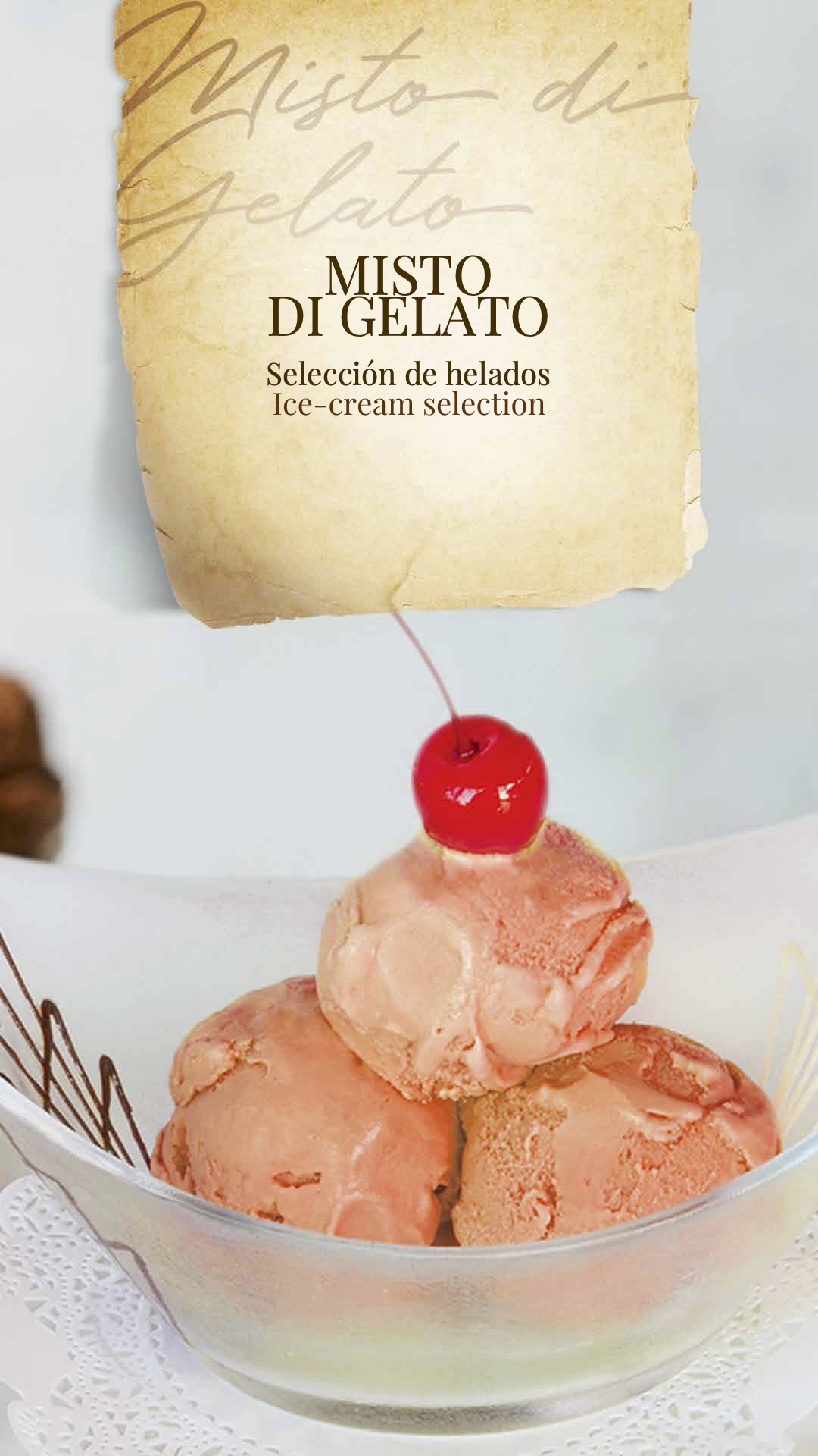 Menu de postres