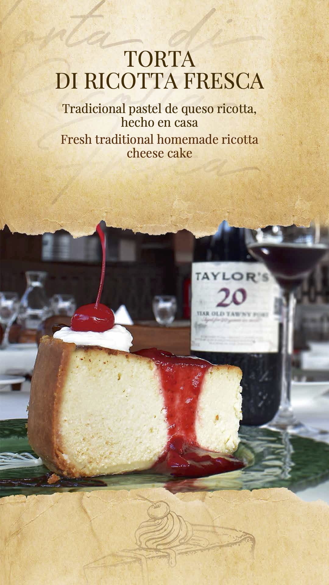Menu de postres