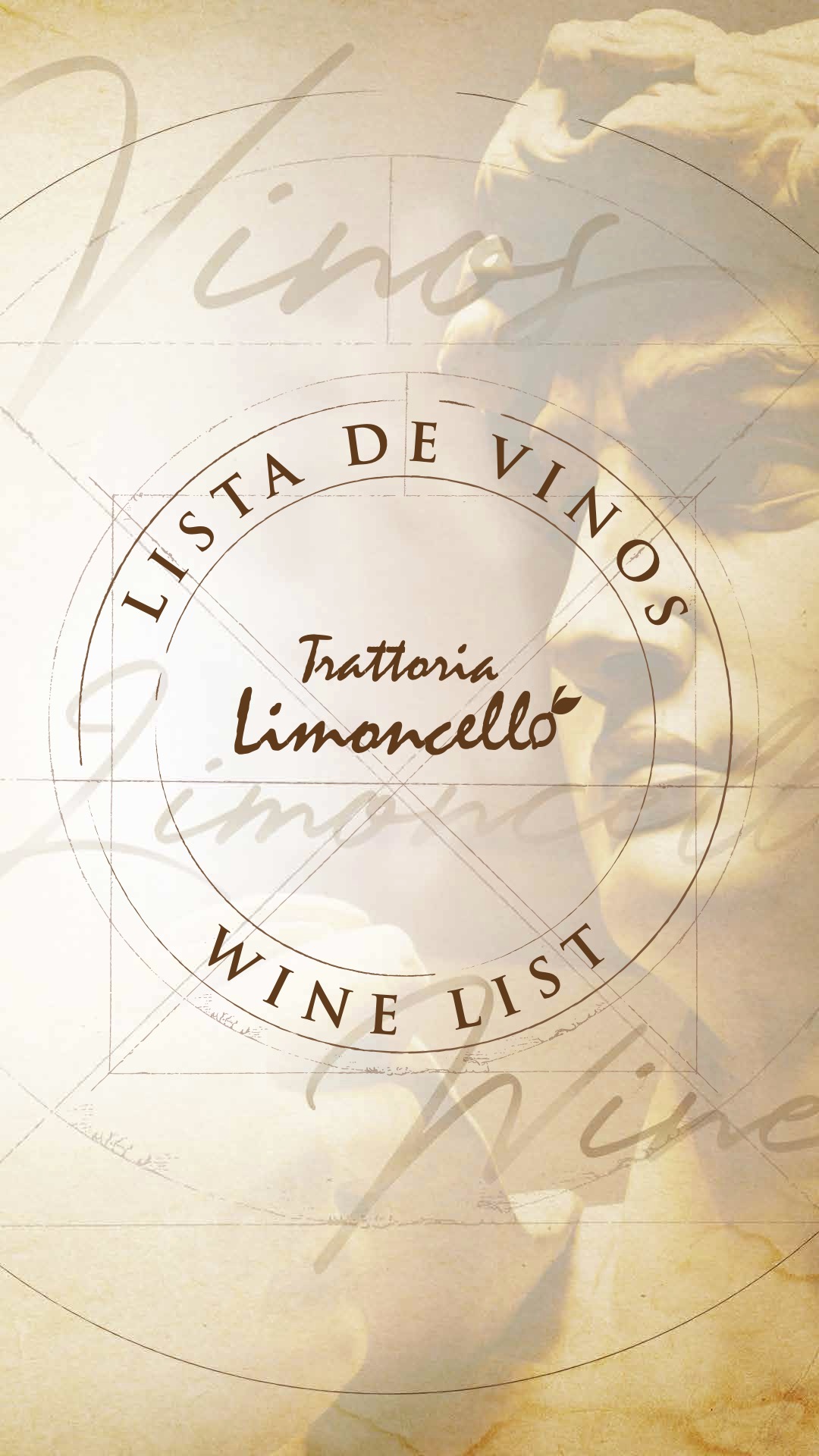 Menu de vinos